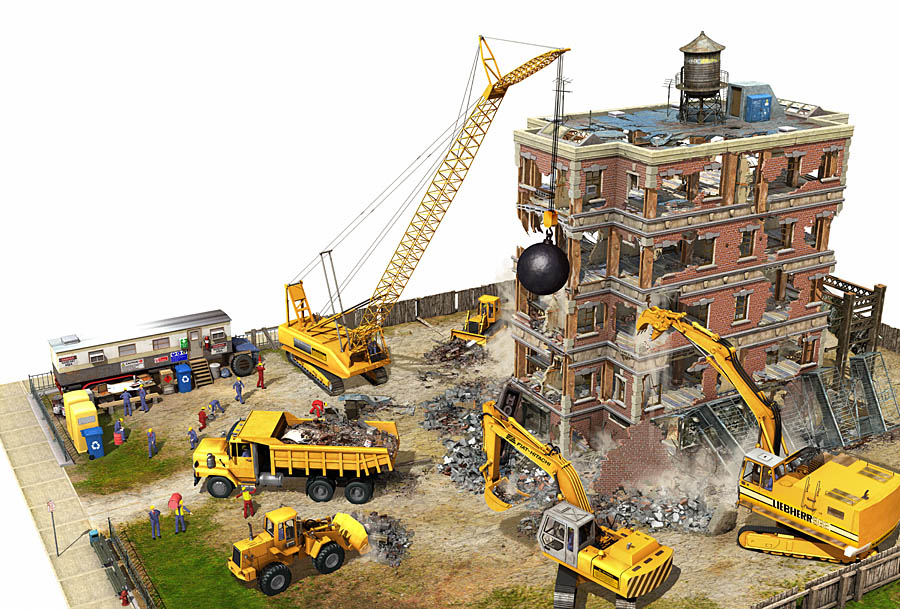 هدم مبانى مجانا بالرياض